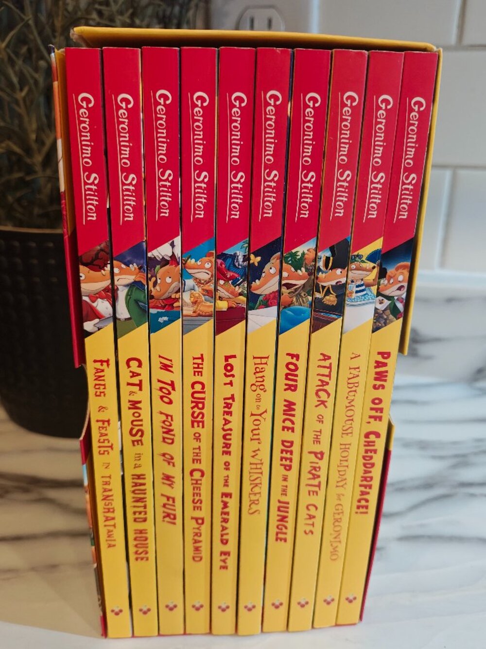 Geronimo Stilton 10 Book Collection Series 1 Boxed Set Sweet Cherry Publishing